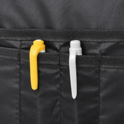 vidaXL Maletas Y Bolsos De Viaje-Mochila de colegio 40 L negra y