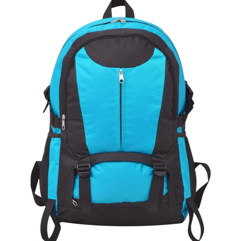 vidaXL Maletas Y Bolsos De Viaje-Mochila de senderismo 40 L negra y