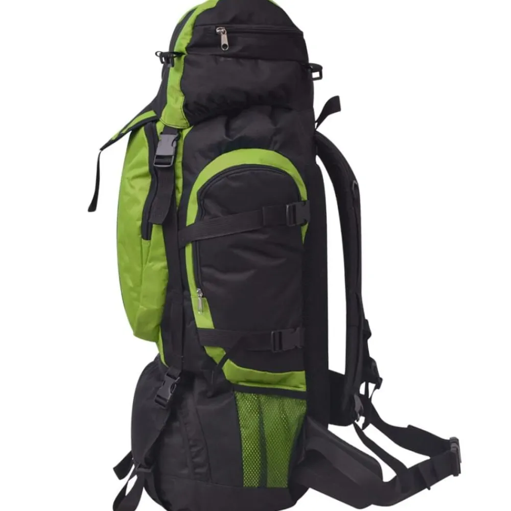 vidaXL Maletas Y Bolsos De Viaje-Mochila de senderismo XXL negro y 75 l