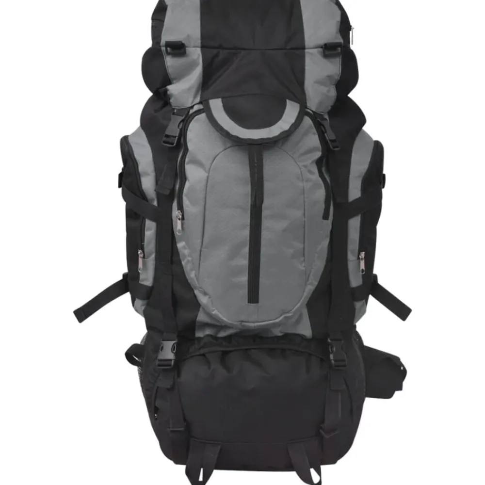 vidaXL Maletas Y Bolsos De Viaje-Mochila de senderismo XXL negro y 75 l