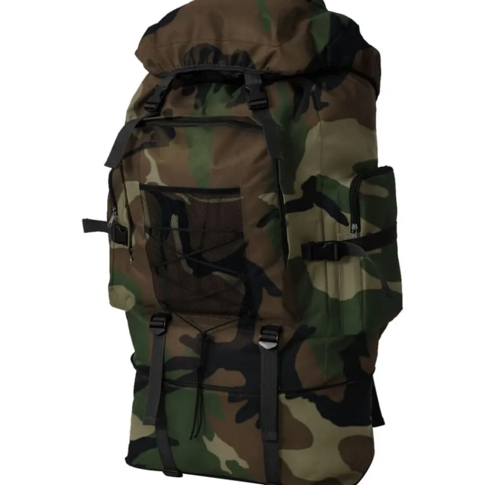 vidaXL Maletas Y Bolsos De Viaje-Mochila estilo ejército XXL 100 l