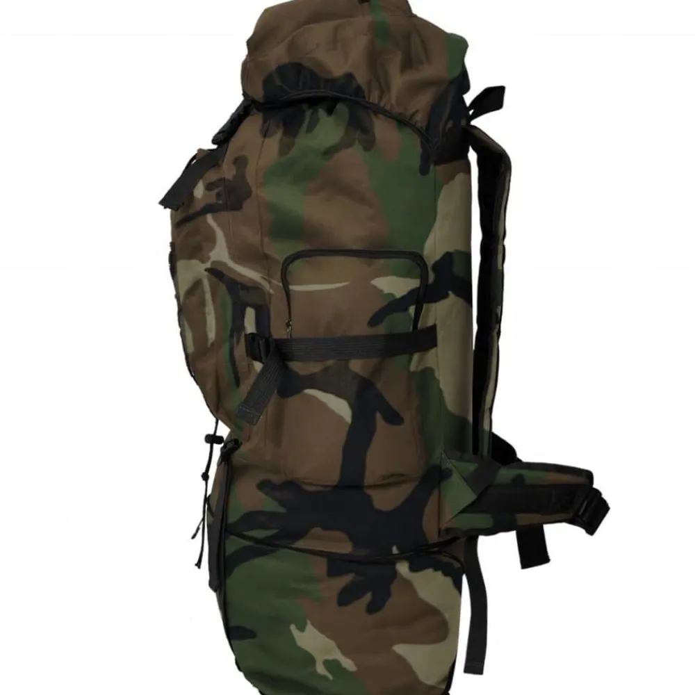 vidaXL Maletas Y Bolsos De Viaje-Mochila estilo ejército XXL 100 l