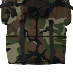 vidaXL Maletas Y Bolsos De Viaje-Mochila estilo ejército XXL 100 l