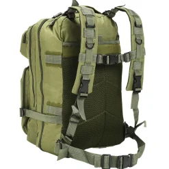 vidaXL Mochila estilo militar 50 L Verde oliva Discount