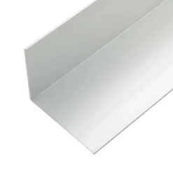 vidaXL Moldura de ángulo de porche aluminio 5 unidades 170 cm Plateado Discount