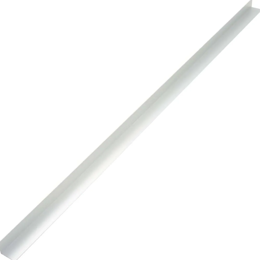 vidaXL Moldura de ángulo de porche aluminio 5 unidades 170 cm Plateado Discount