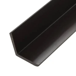 vidaXL Materiales De Construcción-Molduras angulares 5 uds WPC marrón oscuro 170 cm