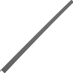 vidaXL Molduras angulares 5 uds WPC 170 cm Gris