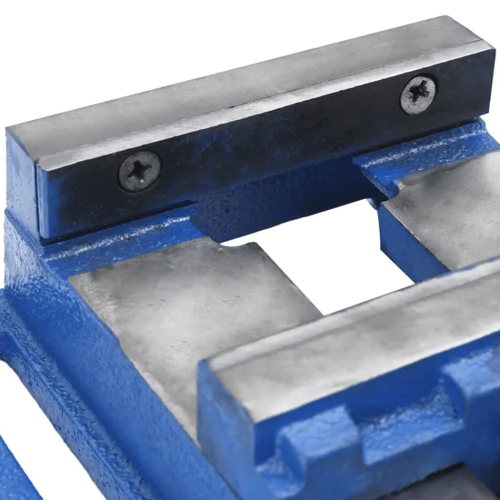 vidaXL Mordaza para taladro hierro fundido azul 121 mm Online