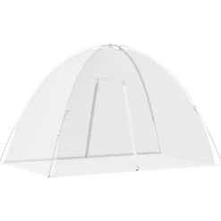 vidaXL Actividades Al Aire Libre-Mosquitera con puertas Mongolia 220 malla 200x200x130 cm