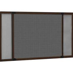 vidaXL Mosquitera extensible para ventanas marrón (75-143)x50 cm Marrón Hot