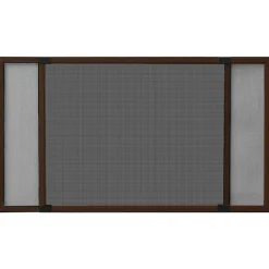 vidaXL Mosquitera extensible para ventanas marrón (75-143)x50 cm Marr&oacute;n Hot