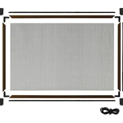 vidaXL Mosquitera extensible para ventanas marrón (75-143)x50 cm Marrón Hot