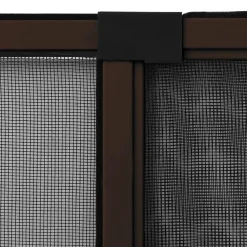 vidaXL Mosquitera extensible para ventanas marrón (75-143)x50 cm Marrón Hot
