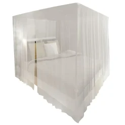 vidaXL Mosquitera para cama cuadrada 3 aberturas 2 unidades Best