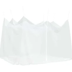 vidaXL Mosquitera para exteriores, malla 220, blanca, 300 x 300 x 250 cm Blanco Discount