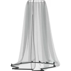 vidaXL Mosquitera para sombrilla 220 malla negra Φ300x230 cm Negro Clearance