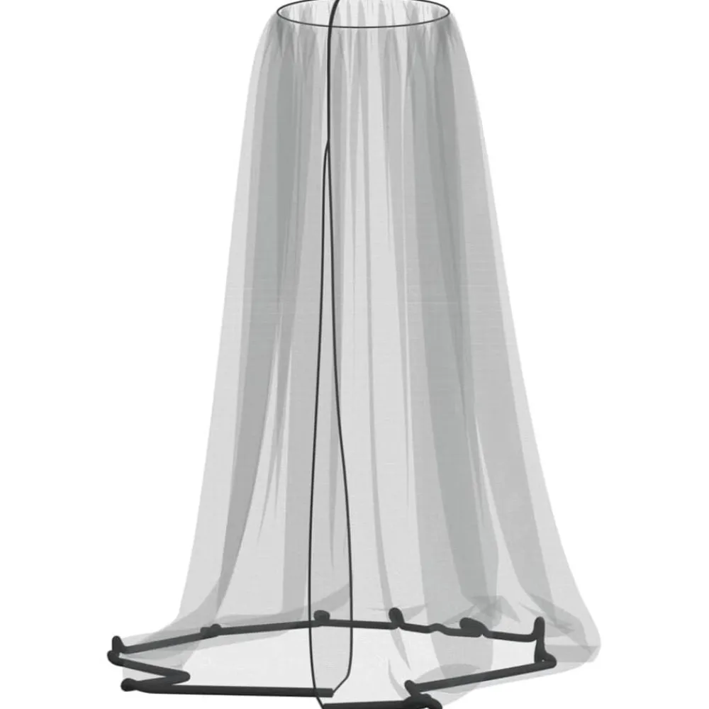 vidaXL Mosquitera para sombrilla 220 malla negra Φ300x230 cm Negro Clearance