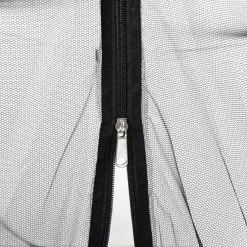vidaXL Mosquitera para sombrilla 220 malla negra Φ300x230 cm Negro Clearance