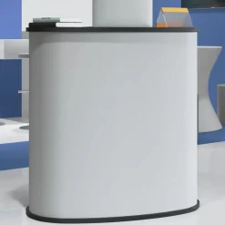 vidaXL Mostrador de feria plegable madera de ingeniería 90x48x93 cm Discount