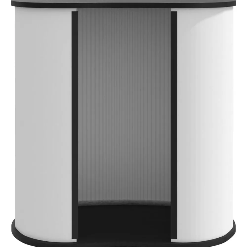 vidaXL Mostrador de feria plegable madera de ingeniería 90x48x93 cm Discount