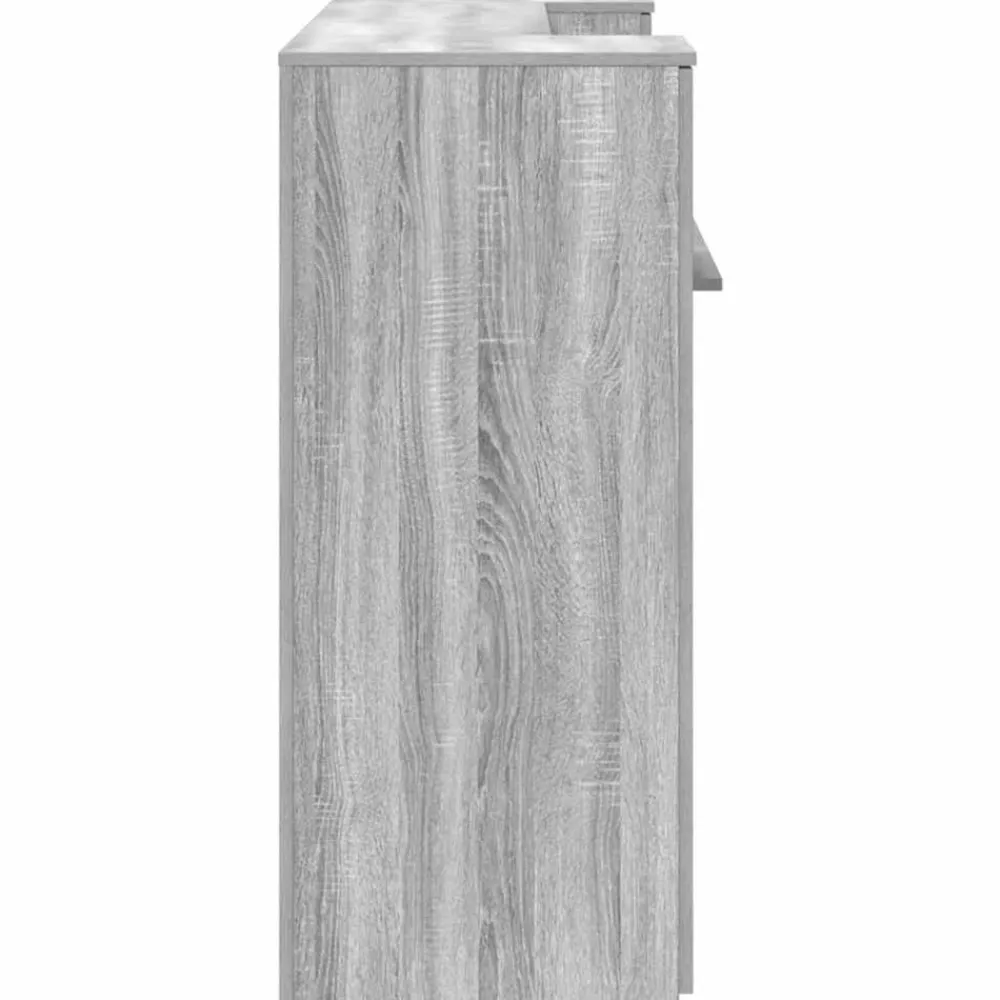 vidaXL Mostrador de recepción sonoma gris 180x50x103,5 cm Gris sonoma Discount