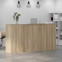 vidaXL Mobiliario De Oficina-Mostrador de recepción 200x50x103,5 cm