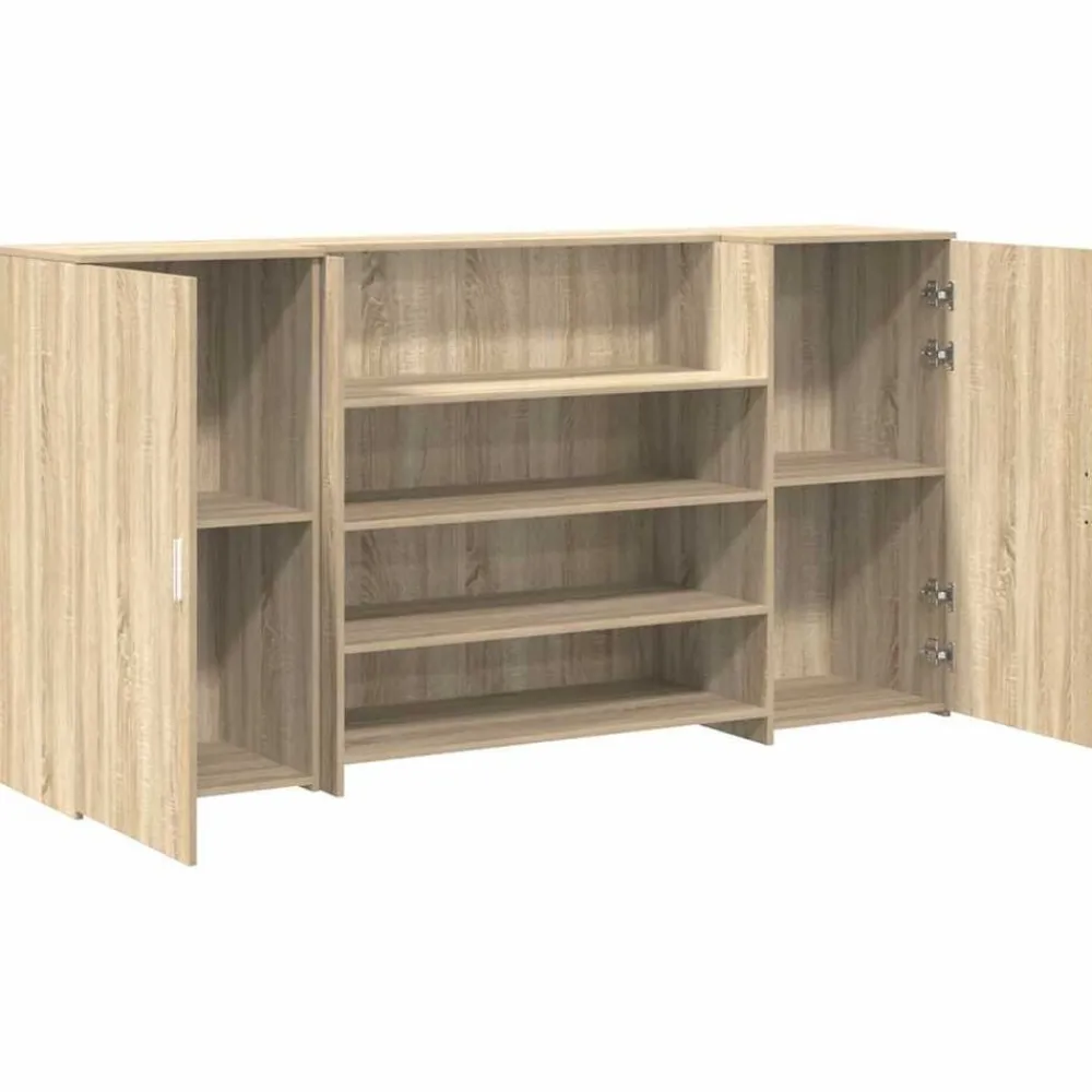 vidaXL Mobiliario De Oficina-Mostrador de recepción 200x50x103,5 cm