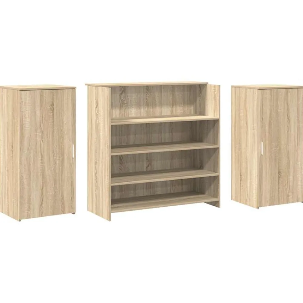 vidaXL Mobiliario De Oficina-Mostrador de recepción 200x50x103,5 cm