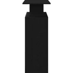 vidaXL Mostrador de recepción 100x40x104 cm Madera de ingeniería Negro Best