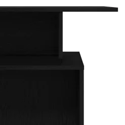 vidaXL Mostrador de recepción 100x40x104 cm Madera de ingeniería Negro Best