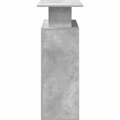vidaXL Mobiliario De Oficina-Mostrador de recepción gris hormigón 100x40x104 cm