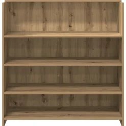 vidaXL Mobiliario De Oficina-Mostrador de recepción roble artisian 100x50x103,5 cm