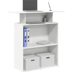 vidaXL Mobiliario De Oficina-Mostrador de recepción 100x40x104 cm madera de ingeniería