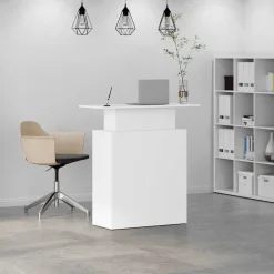 vidaXL Mobiliario De Oficina-Mostrador de recepción 100x40x104 cm madera de ingeniería