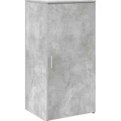 vidaXL Mobiliario De Oficina-Mostrador de recepción gris hormigón 200x50x103,5 cm