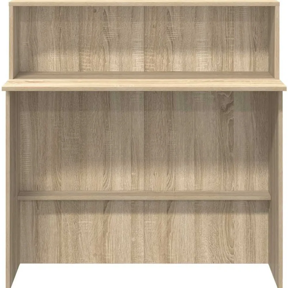 vidaXL Mobiliario De Oficina-Mostrador de recepción 100x50x103,5 cm Madera de ingeniería