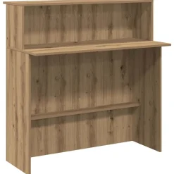 vidaXL Mostrador de recepción roble artisian 100x50x103,5 cm Roble artisan Best