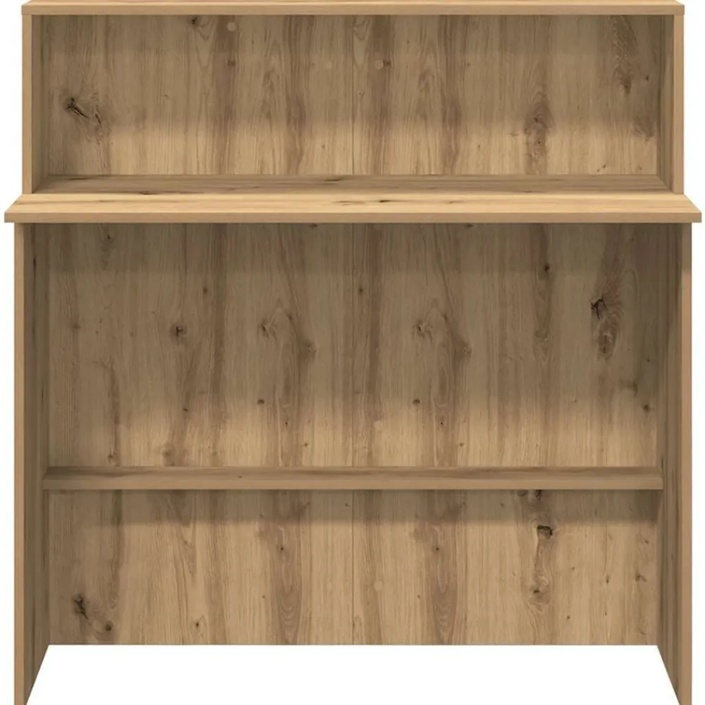 vidaXL Mostrador de recepción roble artisian 100x50x103,5 cm Roble artisan Best