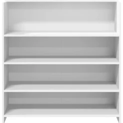 vidaXL Mostrador de recepción 100x50x103,5 cm madera de ingeniería Blanco Sale