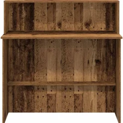 vidaXL Mobiliario De Oficina-Mostrador de recepción madera vieja 100x50x103,5 cm