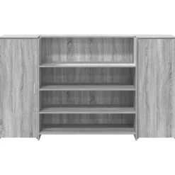 vidaXL Mostrador de recepción sonoma gris 180x50x103,5 cm Gris sonoma Online