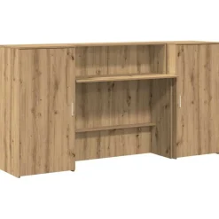 vidaXL Mostrador de recepción roble artisian 200x50x103,5 cm Roble artisan Best
