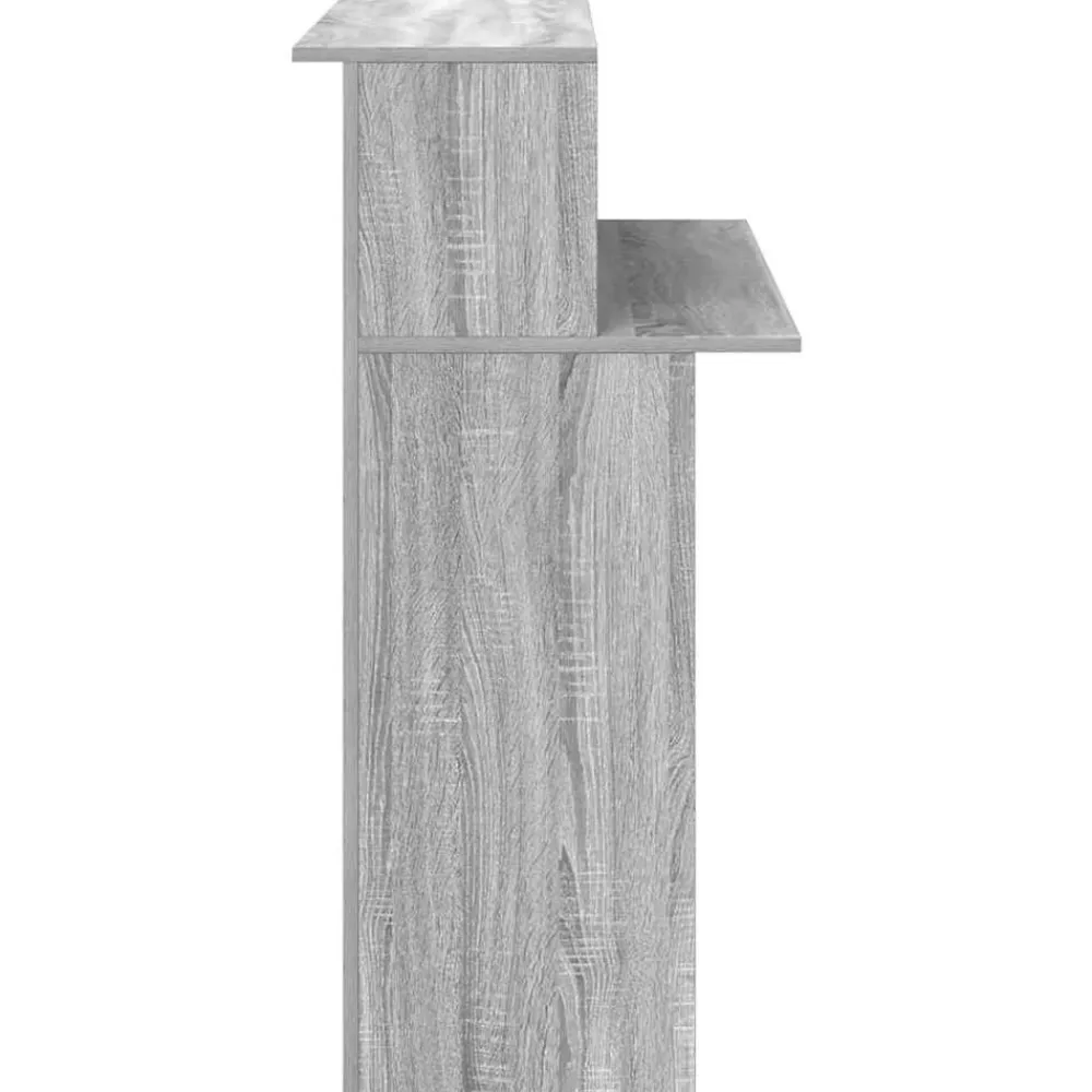 vidaXL Mobiliario De Oficina-Mostrador de recepción sonoma gris 100x50x103,5 cm