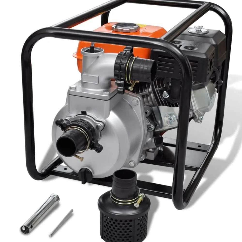 vidaXL Bombas-Motor de gasolina bomba de agua 50 mm conexión 4800 W