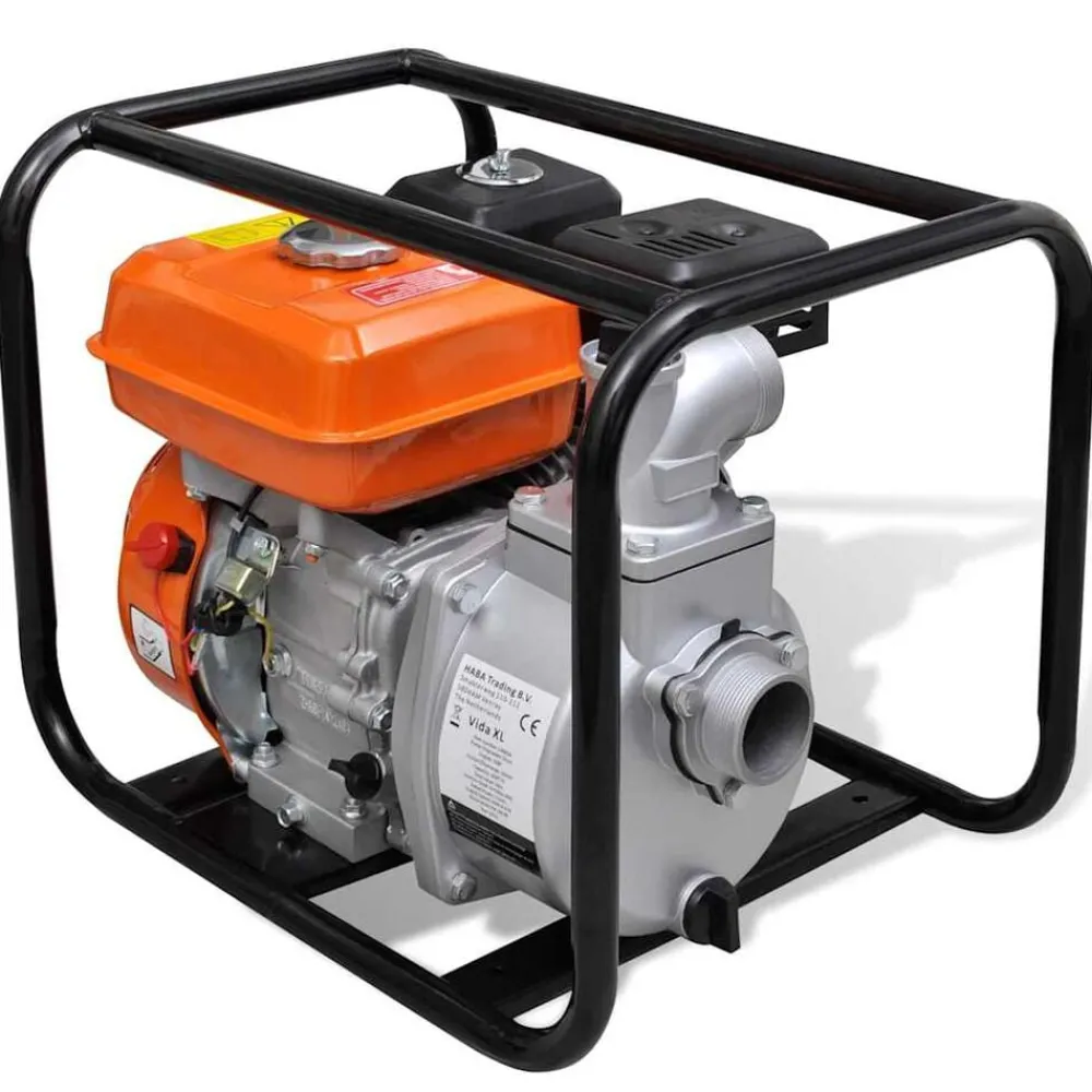 vidaXL Bombas-Motor de gasolina bomba de agua 50 mm conexión 4800 W