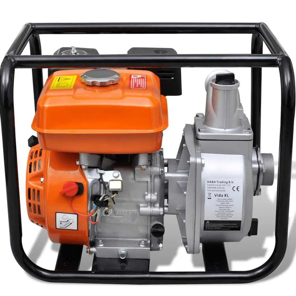 vidaXL Bombas-Motor de gasolina bomba de agua 50 mm conexión 4800 W