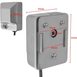 vidaXL Cocina Y Comedor-Motor para espetón de asado/barbacoa acero inoxidable 4 W