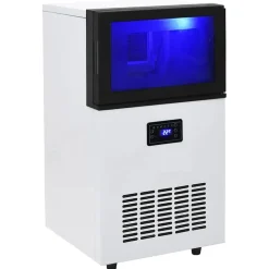 vidaXL Máquina de hacer cubitos de hielo negra 45 kg/24 h Sale