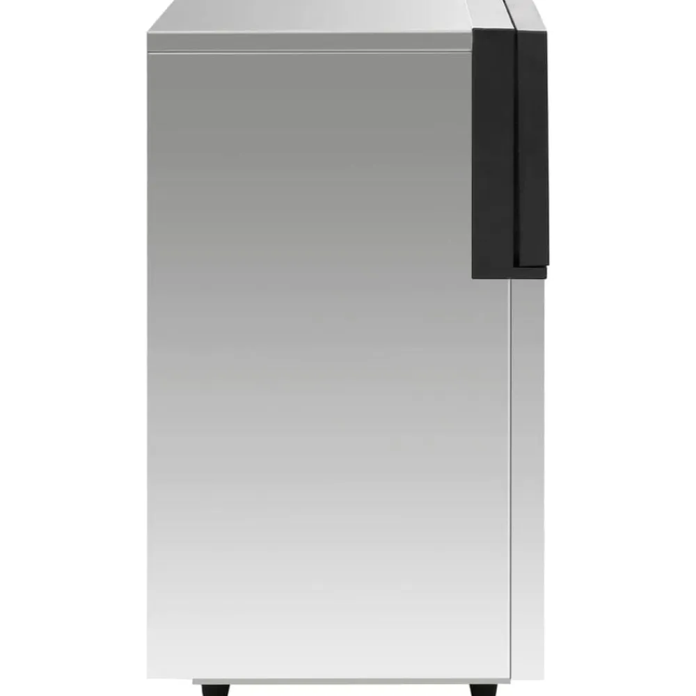 vidaXL Cocina Y Comedor-Máquina de hacer cubitos de hielo plateada 45 kg/24 h